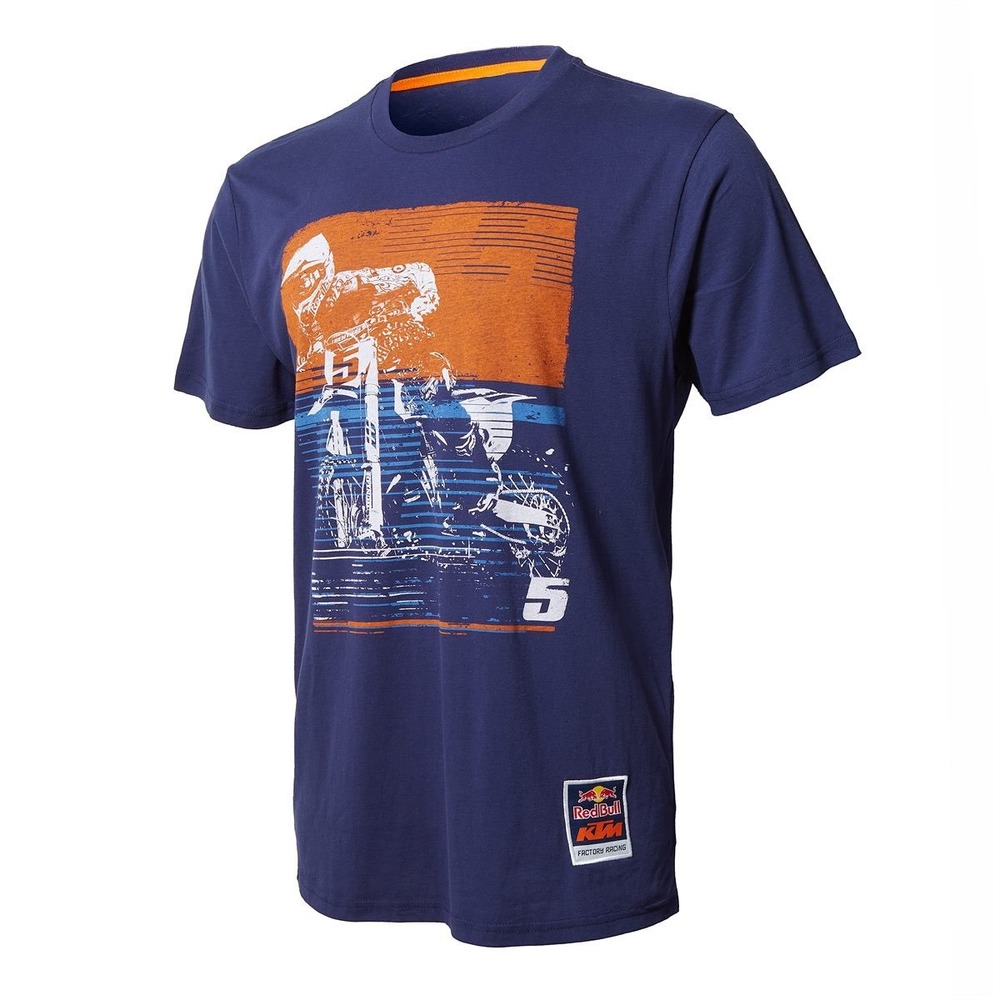 Red Bull KTM Factory Racing Ryan Dungey 5 Signature T-shirt Sz XL Motocross